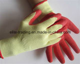 Orange Latex Coated Industrial Working Gloves