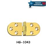 Brass Glass Door Hinge Round Corner