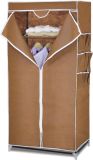 Cloth Wardrobe Have Door Curtain Commodity Storage Wardrobe (B-023)