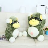 Multi Size Green Glasses Monkey Plush Toys