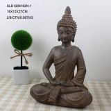 Brass Color Mediating Brass Buddha Sculptures for Home Decor