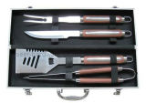 4PCS BBQ Equipment with Aluminum Case Packing (SE4877)