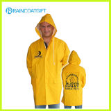 Waterproof PVC Polyester Safety Yellow Workwear