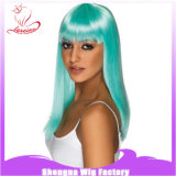 Synthetic Festival Party Blue Color Wigs (WW021)