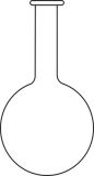 1115 Boiling Flask Round Bottom, Long Neck