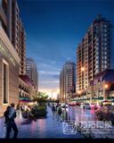 Night View 3D Visualization Rendering