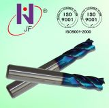 Solid Carbide Cutter Nano Coated 4 Flutes Straight Shank End Mill Tools