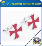 High End Custom Silver Color Copper Cufflinks