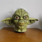 X-Merry Star Wars Yoda Overhead Latex Mask (Adult) , One-Size, Green
