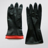 Double Color Latex Industrial Gloves (5604)