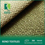100% Polyester Upholstery Sofa Material Velvet Backing Linen Fabric for Home Textile