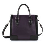 Latest Ladies Fashion Woven Pattern PU Women Handbags (S2003)
