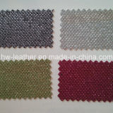 Eco-Friendly Glitter PU Leather for Shoes (HW-1614)