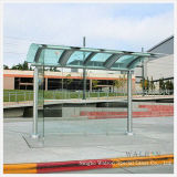 Bent Tempered/Toughened Glass for Bus Shelter/Stop/Station