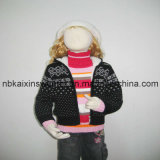 Children's Hoody Knitted Jacket (KX-CB3)