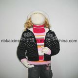 Children's Hoody Knitted Jacket (KX-CB3)