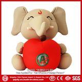 Unique Design Elephant Holding Apple Lovely Stuffed Toys (YL-1507005)