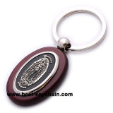 Wooden Promotion Religious Custom Souvenir Key Chain (BK53144)