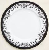 Kitchenware/Gold Decoration/Tableware/Dinner/Ceramic Plate (K9657-Y7)