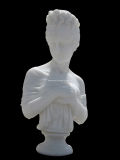Marble Lady Statue Sculpture Bust (3921)