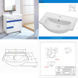 Hot Sale White Ceramic Cupc Cabinet Wash Sink (SN6089-56)