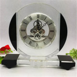 Circle Crystal Clock for Business Gift