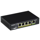 5 Port Poe Switch Supply Power and Data Transmission for IP Camera (TS0504F)