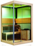 Monalisa New Style 2 Person Sauna Room, Dry Sauna House, Home Sauna Cabin, Sauna Item, Infrared Sauna Room M-6033 with LED (CE RoHS)