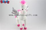 36cm New Best Selling Plush Stuffed White Angel Horse Soft Wild Animal Bos1186
