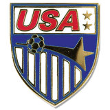 Customized Fashion USA Metal Pin Badge