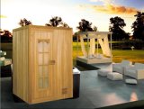 Traditional Classic Steam Infrared Sauna House Finland Wood 1 Person Sauna Room with Sauna Stove (M-6009)