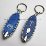 High Quality LED Flashlight Key Chain with Logo Printed (4057)