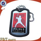 2016 Promotional Cheap Printing Logo Metal Military Dog Tag