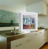 White Glass Door Mini Refrigerator Low Energy Consumption on Sale