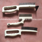 USA Oval Type White Plastic Board Steel Wire Brush (YY-526)