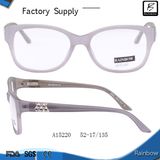 High Grade Italy Design Light Color Eyewear for Girl (A15220)