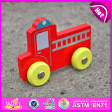 2015 New Style Baby Cute Toy Car Mini Wooden Vehicle, Children Wooden Little Vehicle Toy, Funny Play Wooden Toy Vehicle W04A127