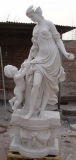 White Marble Stone Figure Statue Carving for Garden