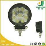 Car Accessory Round 12V Truck LED Work Light 27W LED Work Light