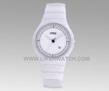 Fashion Quartz Movement Ceramic Wrist Watch (68025L)