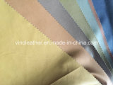 Popular Paper Grain Garment PU Leather with Velvet Feeling