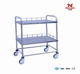 Stainless Steel Medical Trolley (YXZ-014)