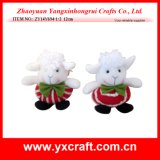 Christmas Decoration (ZY14Y694-1-2) Christmas Luck Mascot Sheep Toy Decoration