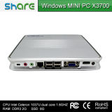 Underquote Mini PC X3700 Made in China, 2g RAM, 8g SSD, Intel Celeron 1037u, Windows or Linux, for Call Center, Ads, Home Use