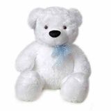 Newly Design Plush and Stuffed White Bear Toy (BTTB00008)