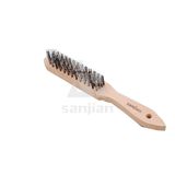 The Newest European Style Steel Wire Brush with Wooden Handle, Brush Steel Wire Brush Brass Wire Brush (SJIE3008)