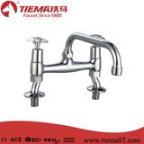 New Design Deck Mounted Two Handle Kitchen Faucet