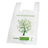 100% Biodegradable Plastic Shopping Bag with Printing