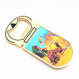 Souvenir Craft Golden Color Fridge Magnet with Bottle Opener (F5029)