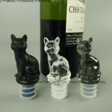 Cat Bottle Stopper, Wine Bottle